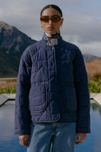 Load image into Gallery viewer, Karen Walker Quilted Drift Jacket - Navy Hyde Boutique