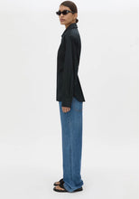 Load image into Gallery viewer, Camilla and Marc Tarn Fitted Long Sleeve Shirt - Black Apparel > Women > Clothing > Outerwear > Coats > Camilla and Marc Hyde Boutique