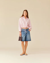 Load image into Gallery viewer, Ruby Butterfly Shirt - Pink Stripe Hyde Boutique