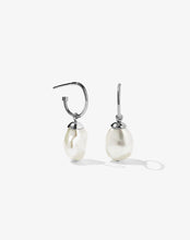 Load image into Gallery viewer, Meadowlark Baroque Signature Hoop - Sterling SIlver Hyde Boutique