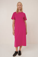 Load image into Gallery viewer, Kowtow Light Tee Dress - Magenta Apparel > Women > Clothing > Dresses > Tee Dresses > Kowtow Hyde Boutique