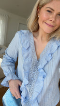 Load image into Gallery viewer, Drama The Label Amelia Blouse - Soft Blue Hyde Boutique