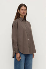 Load image into Gallery viewer, Assembly Label Marigold Poplin Long Sleeve Shirt - Bark