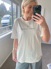 Load image into Gallery viewer, Camilla and Marc Grayson Tee - Soft White/Black Hyde Boutique