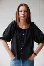 Load image into Gallery viewer, Måhsa Bon Ruffle Shirt - Black