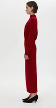 Load image into Gallery viewer, Camilla and Marc Ravine Draped Sleeve Dress - Cherry