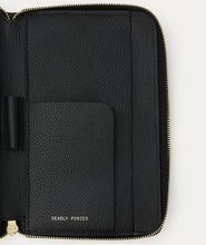 Load image into Gallery viewer, Deadly Ponies Travel Wallet - Black Wallet Deadly Ponies
