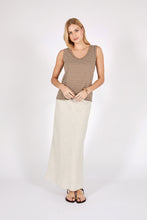 Load image into Gallery viewer, Marlow Porto Tank - Choc/Ivory Stripe Hyde Boutique
