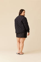 Load image into Gallery viewer, Ruby Domino Quilt Jacket - Black Hyde Boutique