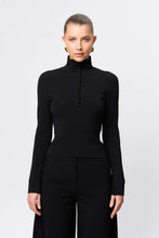 Load image into Gallery viewer, Mossman Mayfair Long Sleeve Top - Black Hyde Boutique
