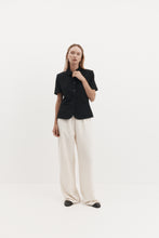 Load image into Gallery viewer, Harris Tapper Short Sleeve Bardot Blazer - Black