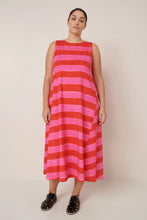 Load image into Gallery viewer, Kowtow Tank Swing Dress - Painted Stripe Apparel > Women > Clothing > Dresses > Tank Dresses > Kowtow Hyde Boutique