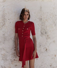 Load image into Gallery viewer, Rebecca Vallance Lucy Knit Mini Dress - Red Hyde Boutique