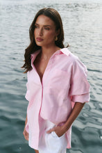 Load image into Gallery viewer, Stories Be Signature Oxford Oversized Shirt - Pink Arriving Friday