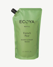 Load image into Gallery viewer, Ecoya Hand & Body Wash Refill - French Pear Health & Beauty > Bath & Body > Body Soap & Shower Gel > Liquid & Gel Body Washes > ECOYA Hyde Boutique