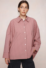 Load image into Gallery viewer, Marle Edie Shirt - Rosewood Stripe Hyde Boutique
