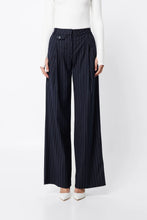 Load image into Gallery viewer, Mossman Vanderbilt Pant - Navy Pinstripe Hyde Boutique