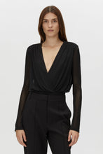 Load image into Gallery viewer, Camilla and Marc Ervina V-Neck Bodysuit - Black Hyde Boutique