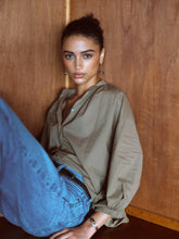 Load image into Gallery viewer, Mahsa Everyday Blouse - Kelp Hyde Boutique