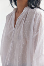 Load image into Gallery viewer, Mahsa Everyday Blouse - Swiss Dot White Hyde Boutique