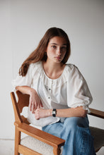 Load image into Gallery viewer, Måhsa Bon Ruffle Shirt - Cream