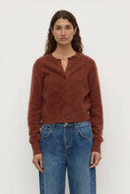 Load image into Gallery viewer, Assembly Label Carina Wool Long Sleeve Cardigan - Burnt Amber