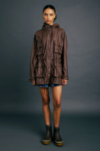 Load image into Gallery viewer, Karen Walker Excursion Raincoat - Chocolate
