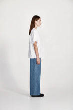 Load image into Gallery viewer, Commoners Womens V-Neck Boy Tee - White