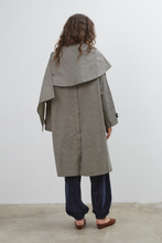 Load image into Gallery viewer, Commonplace Lady Gingham Trench - Black/White Hyde Boutique