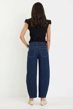 Load image into Gallery viewer, Among The Brave Graduate Stretch Barrel Jeans - Dark Blue Arriving Monday