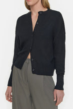 Load image into Gallery viewer, Viktoria & Woods Hart Merino Cardigan - Black
