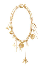 Load image into Gallery viewer, Alémais High Roller Charm Necklace - Gold  Hyde Boutique   
