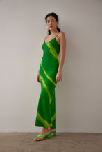 Load image into Gallery viewer, Gary Bigeni Milka Cami Dress Hand Painted - Green Apparel > Women > Clothing > Dresses > Cami Dresses > Gary Bigeni Hyde Boutique