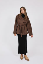 Load image into Gallery viewer, Marlow Grove Wool Coat - Mushroom Hyde Boutique