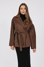 Load image into Gallery viewer, Marlow Grove Wool Coat - Mushroom Hyde Boutique