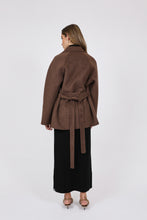 Load image into Gallery viewer, Marlow Grove Wool Coat - Mushroom Hyde Boutique