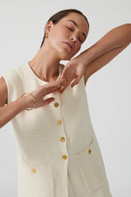 Load image into Gallery viewer, ONTE Helena Gilet - Ivory Hyde Boutique