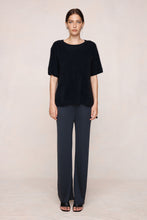 Load image into Gallery viewer, Marle Hera Top - Black Apparel > Women > Clothing > Knitwear > Knit Tops > Short Sleeve Knit Tops > Marle Hyde Boutique