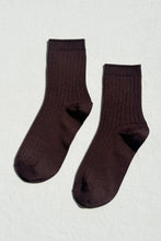 Load image into Gallery viewer, Le Bon Shoppe Her Socks - Coffee
