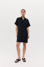 Load image into Gallery viewer, Harris Tapper Polo Mini Dress - Black - Hyde Exclusive Hyde Boutique