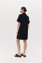Load image into Gallery viewer, Harris Tapper Polo Mini Dress - Black - Hyde Exclusive Hyde Boutique