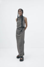 Load image into Gallery viewer, Harris Tapper Laro Dress - Grey Drape Suiting Hyde Boutique