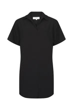 Load image into Gallery viewer, Harris Tapper Polo Mini Dress - Black - Hyde Exclusive Hyde Boutique