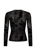 Load image into Gallery viewer, Harris Tapper Darvos Top - Black Mesh Velvet Hyde Boutique