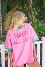 Load image into Gallery viewer, Hibiscus Hotel Vacay All Day Oversized Tee Arriving End Oct Hyde Boutique