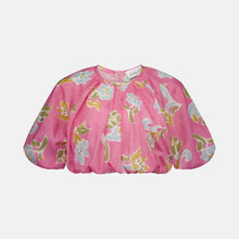 Load image into Gallery viewer, Caitlin Crisp Horizon Crop - Watercolour Floral Hyde Boutique