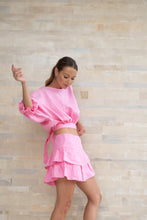 Load image into Gallery viewer, Caitlin Crisp Newport shorts - Barbie linen  Hyde Boutique