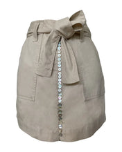 Load image into Gallery viewer, Jessica Flora Into The Wild Mini Skirt - Ivory  Hyde Boutique   
