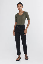 Load image into Gallery viewer, Marle Straight Leg Jean - Black Mrs Hyde Boutique