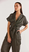 Load image into Gallery viewer, Staple The Label Kendi Cargo Jumpsuit - Khaki Dress Hyde Boutique   
